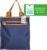 THL Design – Sterke Boodschappentas – Shopper – Leren Handvatten – Donkerblauw