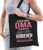 Trotse oma / kinderen cadeau tas zwart voor dames – kado tas / tasje / shopper – Oma cadeau