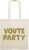 Voute Party | Foute Partij | Feest | Festival | canvas | canvastas | Tas | Bedrukt