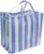 Wastas/boodschappentas/opbergtas wit/blauw – 55 x 55 x 30 – Jumbo shoppers