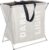 Wenko Lifetime Wasmand 57x38x59cm polyester plus aluminium Beige