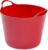 Whitefurze Flexibele emmer – 14 liter – Kunststof – Rood – 32 x 36 x 25 cm