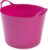 Whitefurze Flexibele emmer – 14 liter – Kunststof – Roze – 32 x 36 x 25 cm