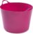 Whitefurze Flexibele emmer – 39 liter – Kunststof – Roze – 43 x 49 x 37 cm