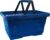 Winkelmandje 22 ltr blauw (286C) 1 handgreep, 10 stuks