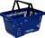 Winkelmandje 22 ltr blauw (286C) 2 handgrepen, 10 stuks