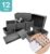 Yourganized – Kast organizer – Kastverdelers – Set van 12 – Voor Kleding/Ondergoed/Badkamer – Grijs