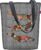 Zonnige schoudertas met rits – Dames shopper 36×40 cm (past A4) draagtas stof tas met motief Joker